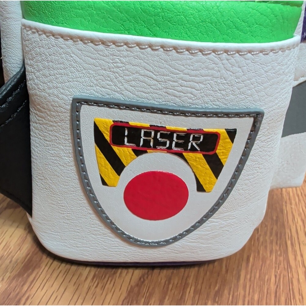 Pixar Disney Buzz Lightyear Loungefly Backpack Toy Story NWT Space Ranger Woody - Picture 14 of 16